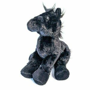 Webkinz GANZ Horse Black Stallion Plush Stuffed An